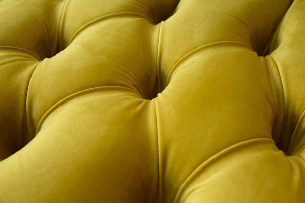 Chesterfield sofá de 3 plazas estilo sofá tapizado en tela sofá nuevo