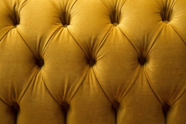 Sofá de 2 plazas Sofá tapizado de tela Chesterfield nuevo
