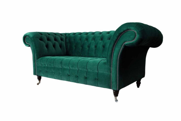 Chesterfield sofá de dos plazas 2 plazas Sofás de diseño Acolchados Asientos modernos Tapizado