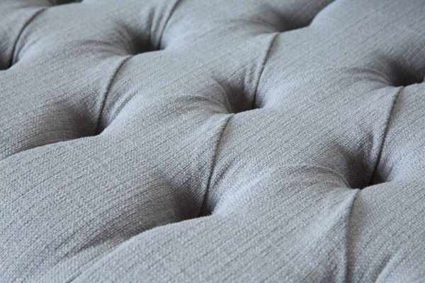 Chesterfield de lujo 2 plazas sofá sofá tela tapicería nuevo