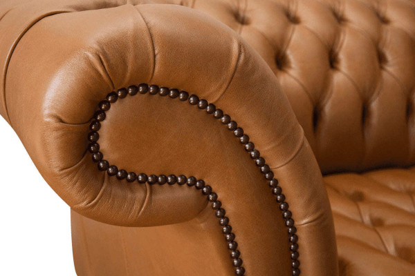 Chesterfield Sofá de tela Sofá Tela Sofás de oficina Mobiliario inglés