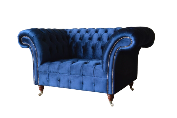 Diseño de sillón de tela de lujo de 1,5 plazas, sofá reclinable para sala de estar, club lounge, nuevo.