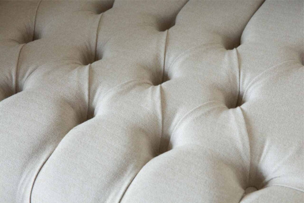 Sofá de 1,5 plazas Diseño de sofá acolchado moderno de tela Nueva