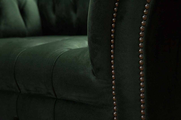 Sillón diseño relax verde textil sala de estar tapizado lujo asiento individual