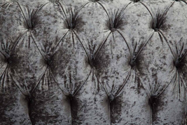 Diseño de sofá Chesterfield Poltrona Sofá Chesterfield Textil Plata