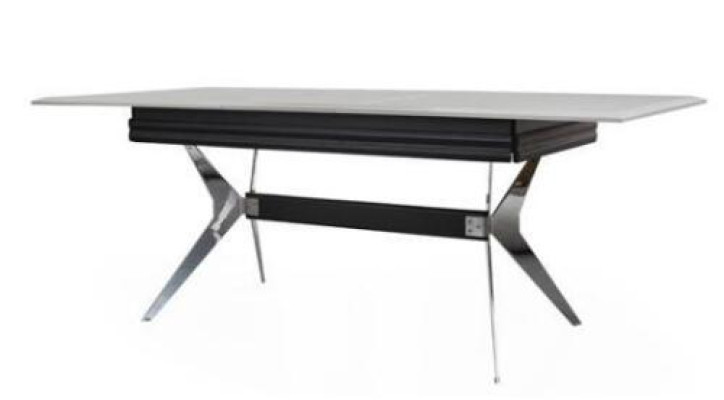 Comedor de lujo mesa de comedor gris negro 6 sillas aparador conjunto de comedor de 9 piezas.