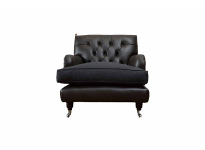 Chesterfield Diseño Sillón Sofá Tapizado Lujo Sofás 1 Asiento Cuero