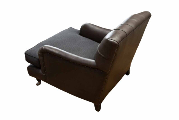 Chesterfield Diseño Sillón Sofá Tapizado Lujo Sofás 1 Asiento Cuero