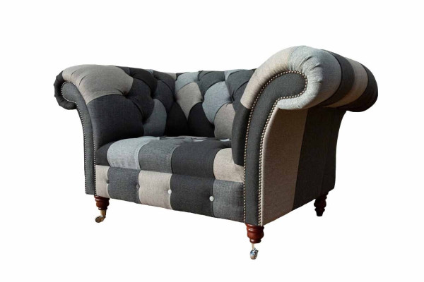 Sofá de tela de lujo de una plaza, nuevo diseño de sillón para la sala.
