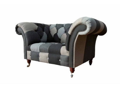 Sofá de tela de lujo de una plaza, nuevo diseño de sillón para la sala.