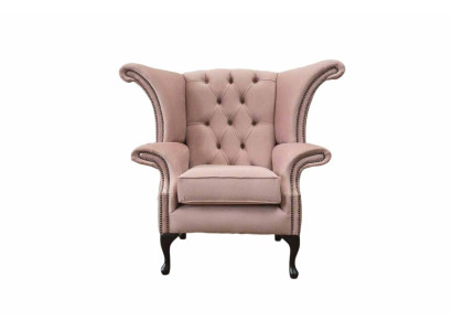 Sillón orejero sillón diseño de terciopelo sofá Chesterfield muebles textiles.