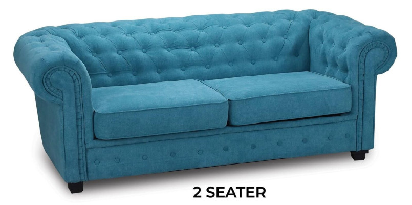 Conjunto de sofás Chesterfield Muebles tapizados Juego de 3+2+1 turquesa