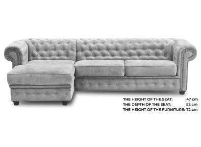 Sofá de esquina Chesterfield Sofá Sofá Muebles Sofás Sofás Esquineros