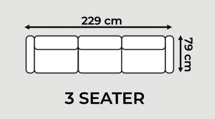 Sofá de tres plazas tela Azul Sofá Acolchado Muebles Decoración Sofás Sofás