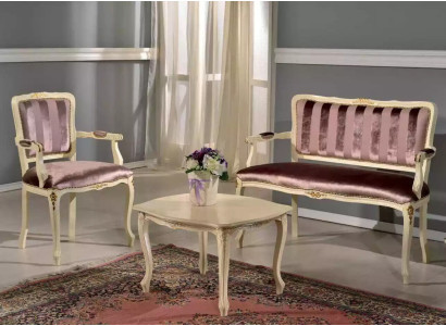 Clásico conjunto de asientos Banco Sillón Muebles de salón Bancos Conjunto Nuevo