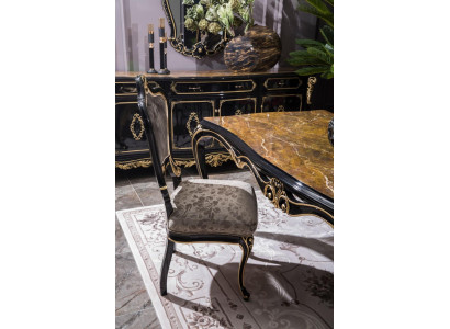 Silla de comedor de lujo Sillas clásicas de madera Diseño de silla de madera muebles