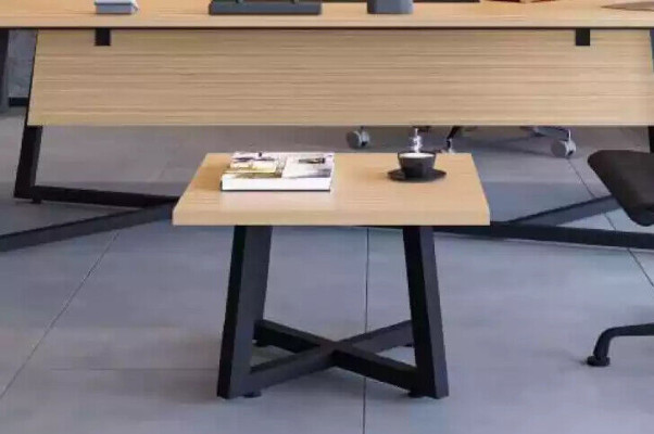 Set de oficina moderno, escritorio, mesa de centro, armario de archivo, cómoda de 4 piezas.