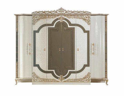 Diseño de armario de lujo, armario moderno, muebles de dormitorio.