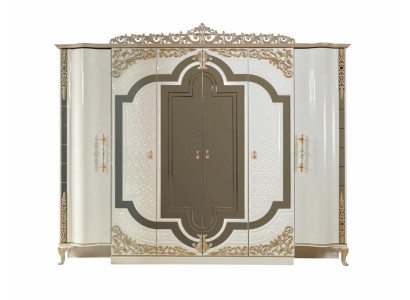 Diseño de armario de lujo, armario moderno, muebles de dormitorio.