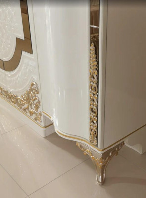 Diseño de armario de lujo, armario moderno, muebles de dormitorio.