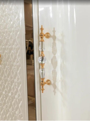 Diseño de armario de lujo, armario moderno, muebles de dormitorio.