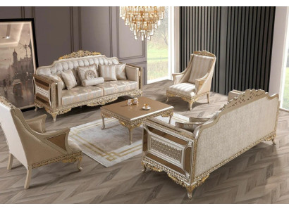 Sofá de 3 piezas del conjunto de sala de estar moderno, nuevo conjunto de muebles de lujo.