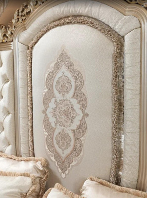 Dormitorio Set Cama 2x Mesitas de noche Taburete Lujo nuevo 5 piezas Diseño Madera