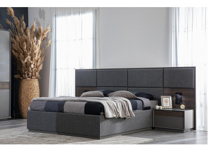 Cama Acolchada Diseño Lujo Camas Dobles Dormitorio Moderno Muebles