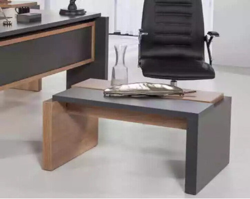 Mesa de centro moderna de lujo Mesa de almacenamiento marrón para oficina Muebles de madera de diseño
