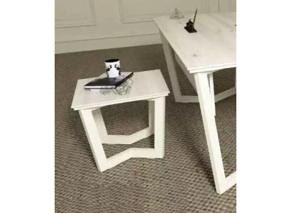 Mesa de centro blanca moderna de madera Muebles de madera estilo exclusivo de sala de estar.