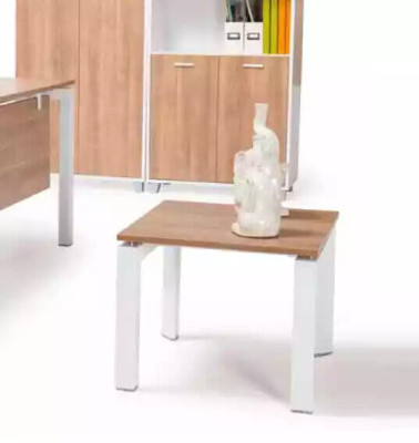 Mesa de centro marrón exclusiva, mueble de diseño para sala de estar, mesa de oficina.