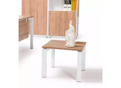 Mesa de centro marrón exclusiva, mueble de diseño para sala de estar, mesa de oficina.