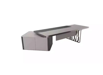 Escritorio moderno mobiliario de oficina muebles de estudio escritorio gris
