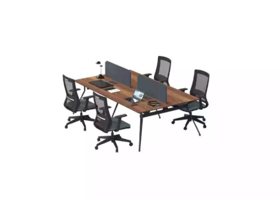 Gran escritorio de computadora, muebles de oficina, mesa de trabajo para laptop, mesas de trabajo, muebles de oficina en casa.