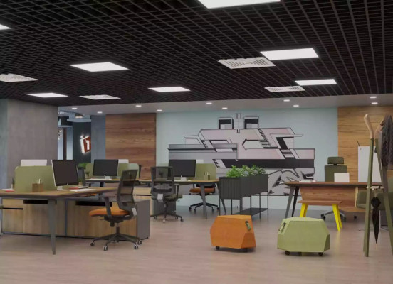 Gran mesa de despacho Muebles de oficina de lujo Diseño moderno Escritorios de oficina