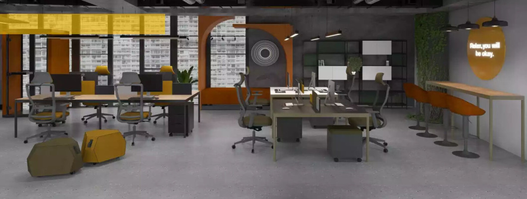 Moderno escritorio grande muebles de oficina mesa para portátil superficie de trabajo de oficina.