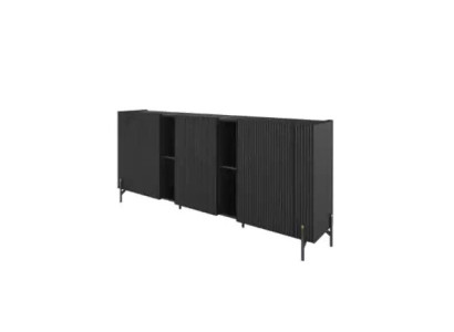 Cómoda de oficina moderna, sideboard de lujo, muebles de oficina bajos de madera nuevos.