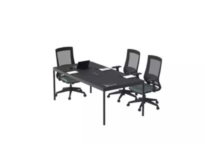 Escritorios de oficina, muebles de madera modernos, mesas de conferencia, púlpito de reuniones, muebles de oficina