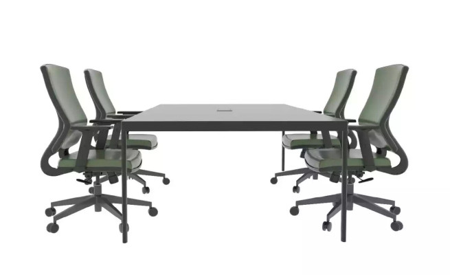 Escritorios de oficina, muebles de madera modernos, mesas de conferencia, púlpito de reuniones, muebles de oficina