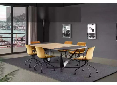 Gran mesa de reuniones modernas - Mesas de oficina - Mesa de seminarios - Mobiliario de oficina