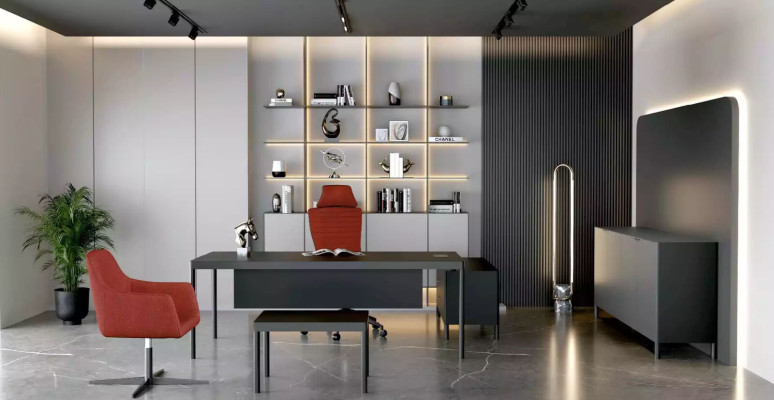 Largo armario buffet cómoda de oficina aparador muebles de oficina diseño de oficina