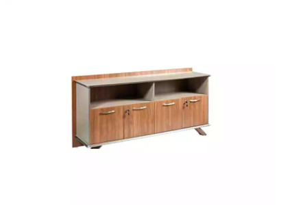 Moderna cómoda marrón de diseño, cómoda de lujo de madera maciza.