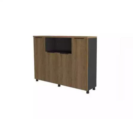 Aparador Muebles de oficina Armario consola Aparador Muebles de madera Marrón Moderno Nuevo