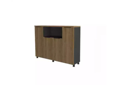 Aparador Muebles de oficina Armario consola Aparador Muebles de madera Marrón Moderno Nuevo