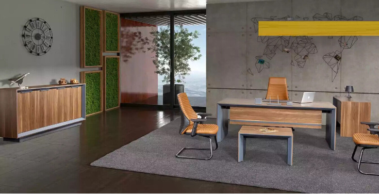 Mueble auxiliar de lujo para oficina, mobiliario para el despacho. Muebles modernos.