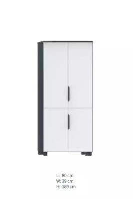 Muebles de oficina en blanco y negro Armario moderno Sideboard