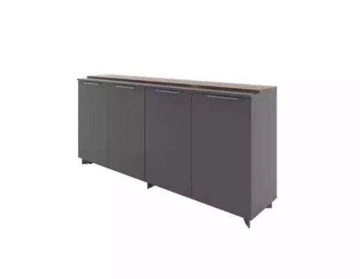 Aparador cómoda armario consola aparador muebles de oficina equipamiento de oficina gris