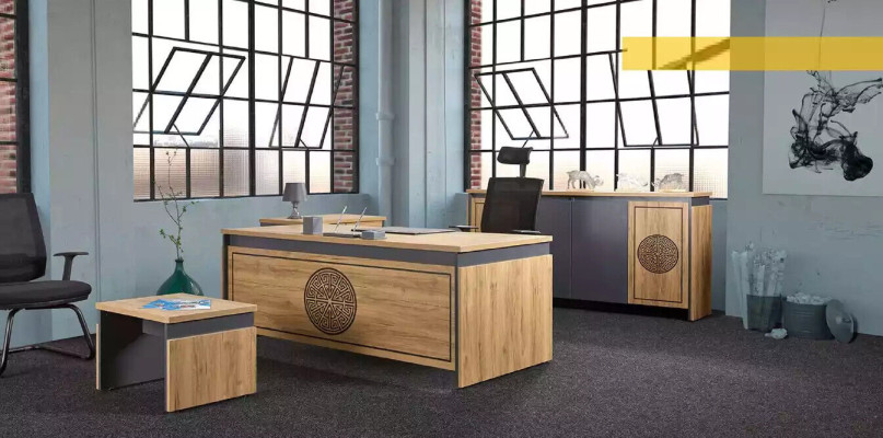 Moderno armario de madera Cómoda de almacenamiento para el estudio Muebles de oficina nuevos