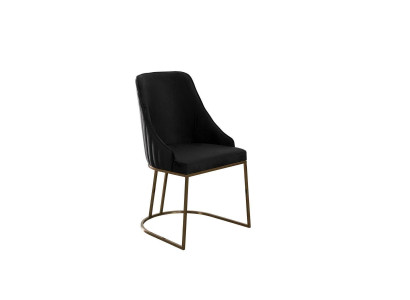 Grupo de sillas sillas de cocina sillas de comedor negro 6 pzs moderno tela