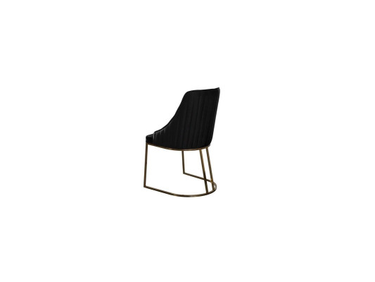 Grupo de sillas sillas de cocina sillas de comedor negro 6 pzs moderno tela